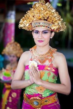 Barong dansçı. Bali, Endonezya