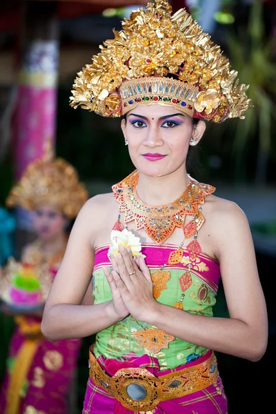 巴龙的舞者。印尼峇里岛 — 图库照片
