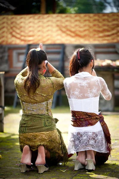 Festiwal Kuningan w bali — Zdjęcie stockowe