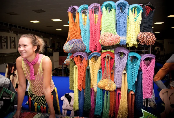 Coleção de bolsas coloridas — Fotografia de Stock