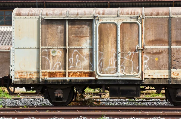 Järnväg container — Stockfoto
