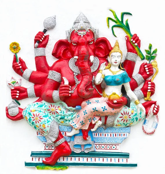 Ganesha hinduskiego Boga — Zdjęcie stockowe