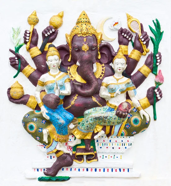 Ganesha Hindu Tanrı — Stok fotoğraf