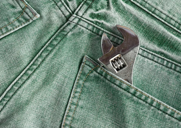 Tasca di jeans del lavoro — Foto Stock