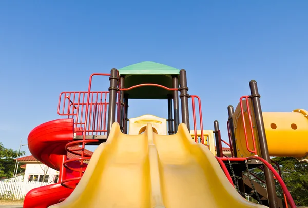 stock image Colorful playground and blue sky