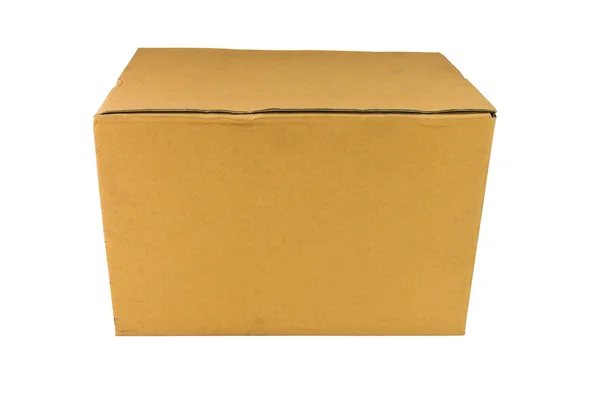Caixa castanha ondulada1 — Fotografia de Stock