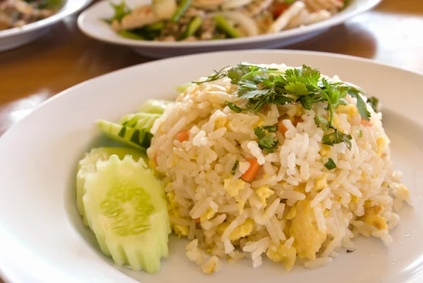 Thajská jídla smažená rýže — Stock fotografie