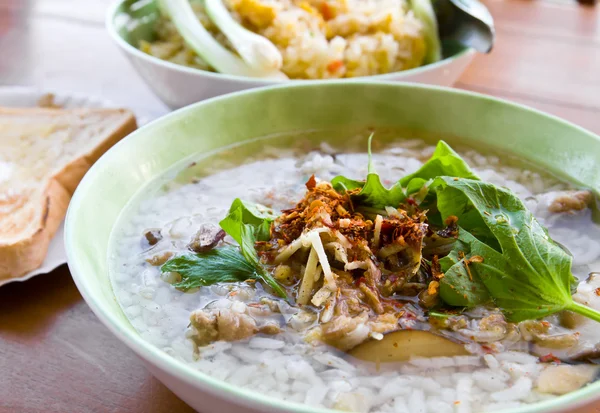 Sopa de arroz de gruel1 — Fotografia de Stock
