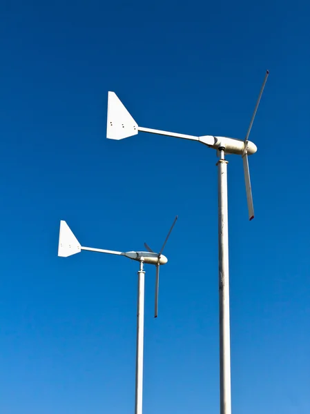 Енергії вітрових турбін — стокове фото