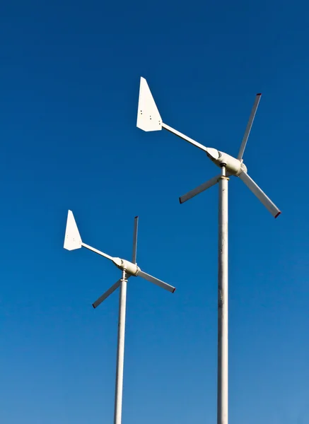 Енергії вітрових турбін — стокове фото