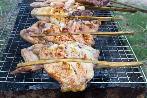 Roasting chicken — Stock Photo, Image