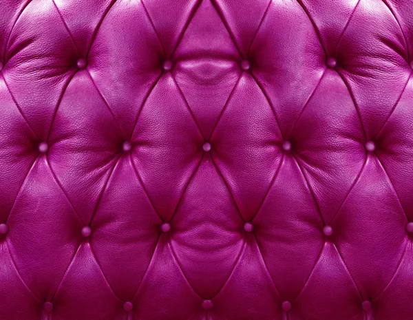 粉色沙发革 — 图库照片