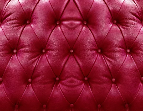 红色沙发革 — 图库照片