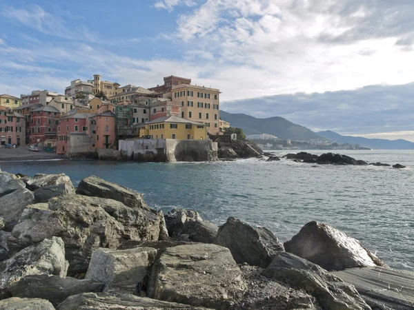 Boccadasse Genui — Zdjęcie stockowe