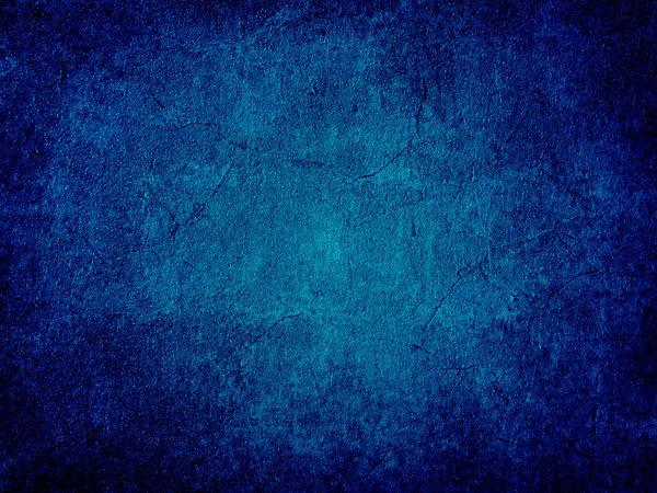 Grunge modrá stěna — Stock fotografie