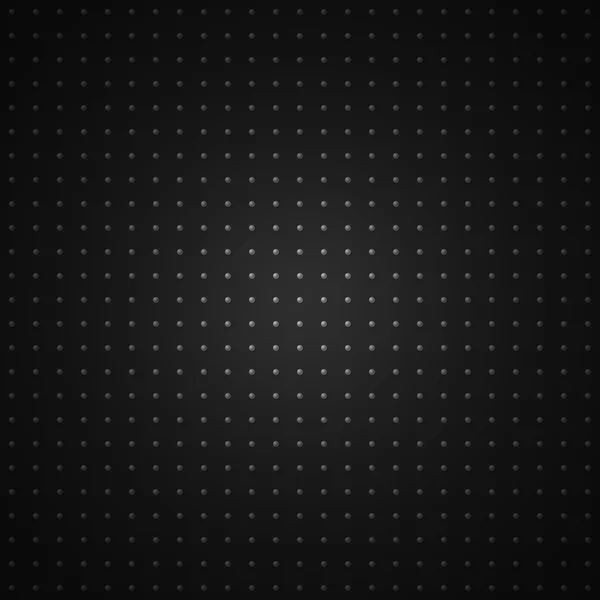 Schwarzer Hintergrund mit Nietenmuster — Stockfoto