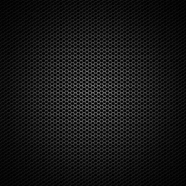 Schwarzer sechseckiger Mesh-Hintergrund — Stockfoto