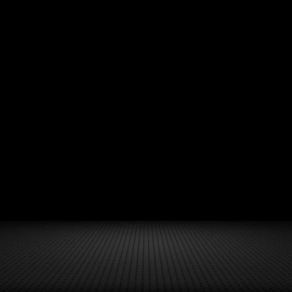 Black interior background of circle mesh pattern — Stock Photo, Image