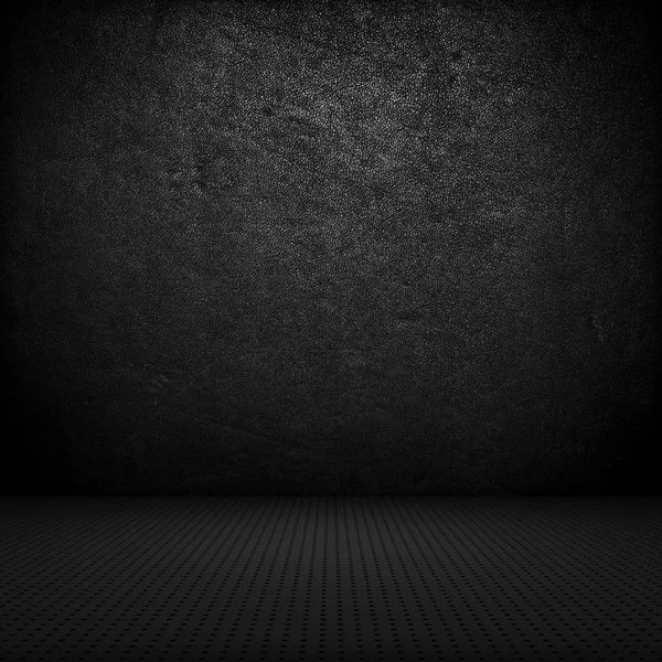 Black interior background — Stock Photo, Image