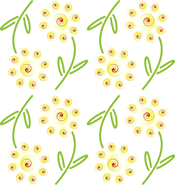 Das Muster der Blumen — Stockfoto