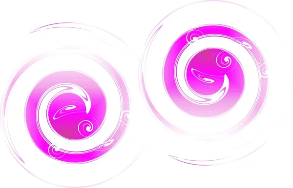 紫色抽象的圆圈 — 图库照片