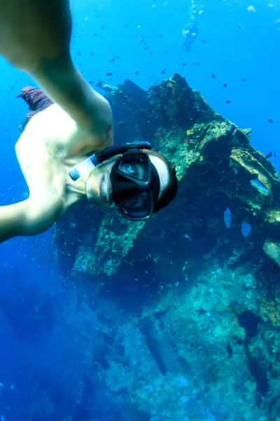 Snorkeling bali Stock Image