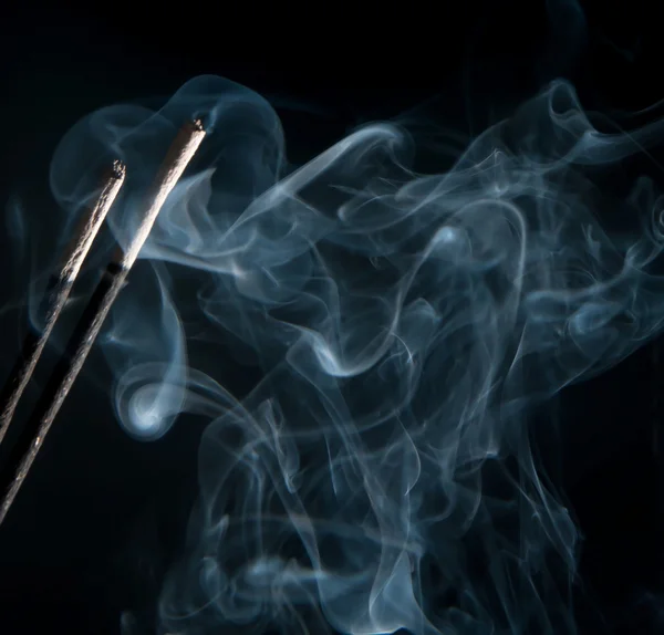 Incense with smoke — Stock Photo, Image
