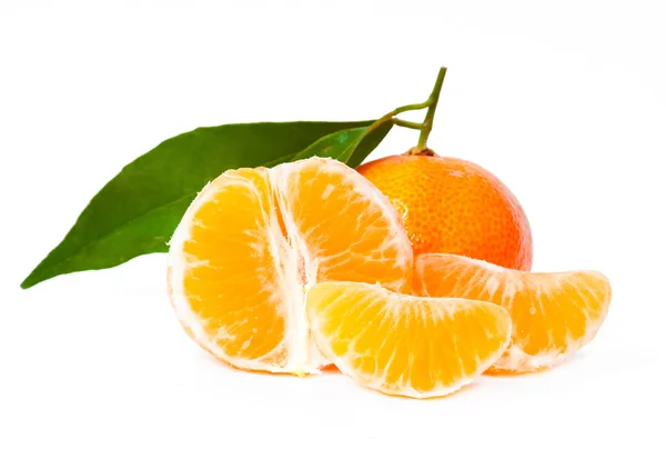 Świeże mandarynki — Zdjęcie stockowe
