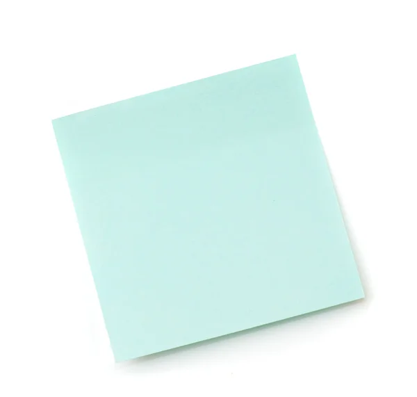 Aufkleber aus blauem Papier — Stockfoto