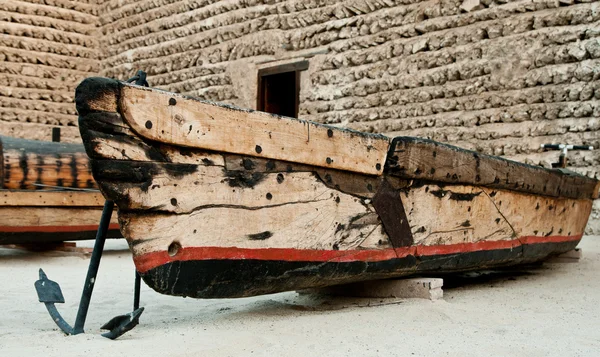 Altes Boot im Museum — Stockfoto