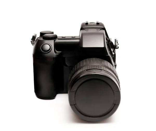 Câmera preta — Fotografia de Stock