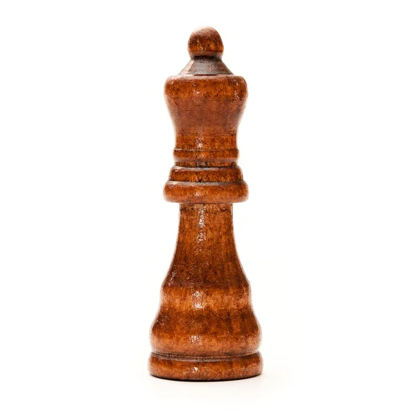 Black queen chess piece — Stock Photo, Image