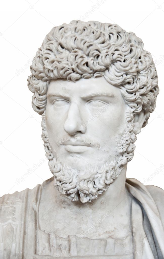 An ancient statue ​​of marble
