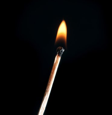 Burning match clipart