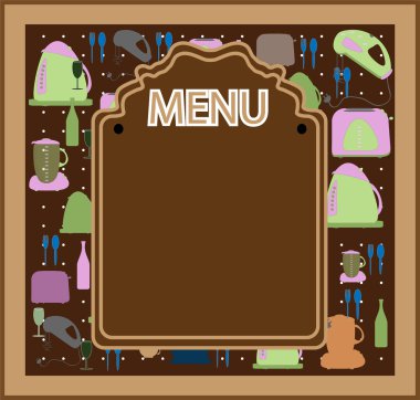 Restaurant menu design vector