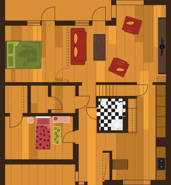 Appartement moderne — Image vectorielle
