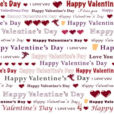 Seamless valentine clipart