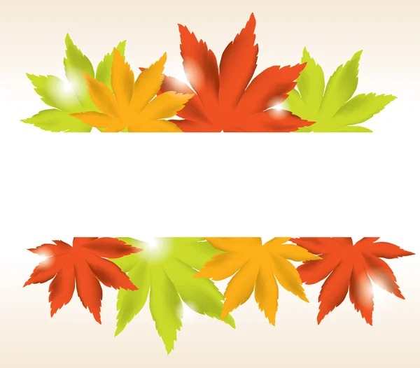 Vector abstract background of maple leaves. eps10 — Stock Vector