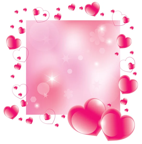 Vector Abstract Valentine's Day Background — Stock Vector