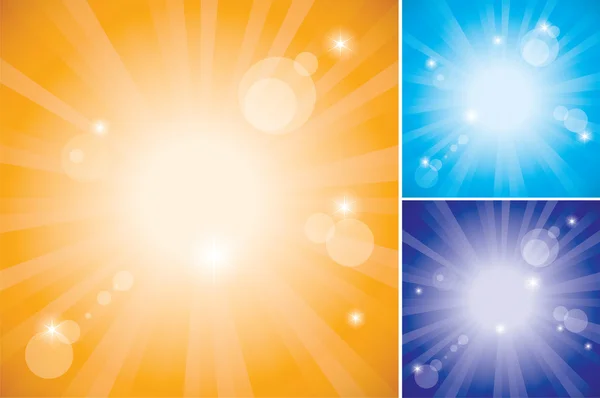 stock vector Vector abstract background of sunlight