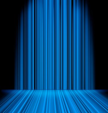 Abstract blue light sabres clipart