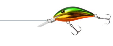 Fishing lure wobbler isolated clipart