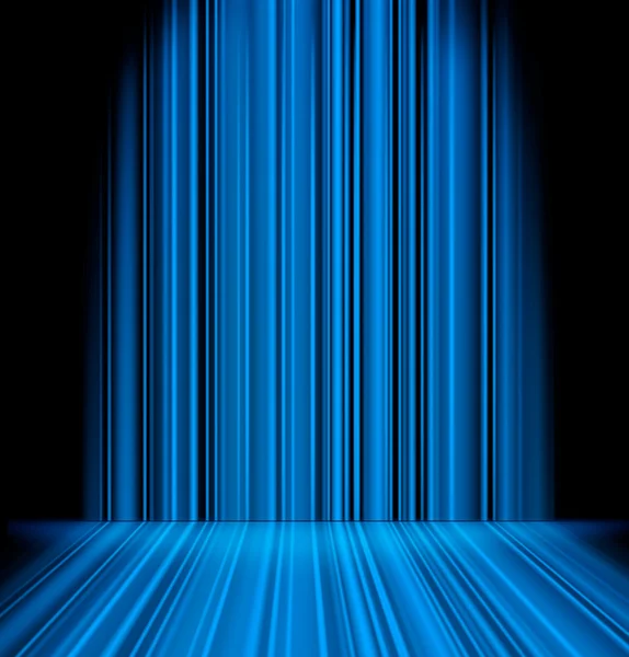 Sables de luz azul abstractos — Foto de Stock