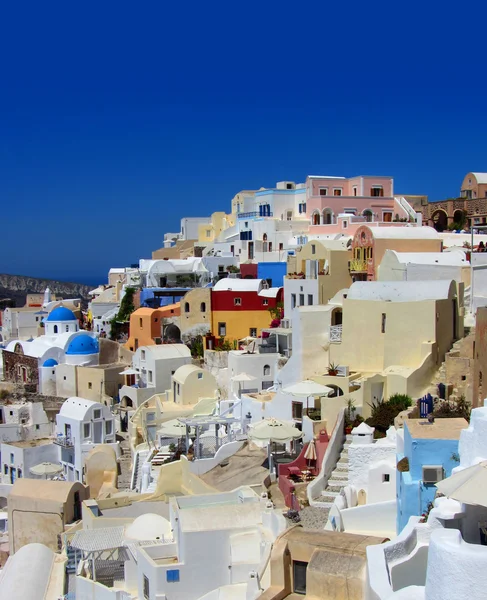 Kolorowe greckiej wioski — Zdjęcie stockowe