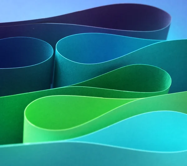 Форма крутої кольорової дуги хвилі — стокове фото