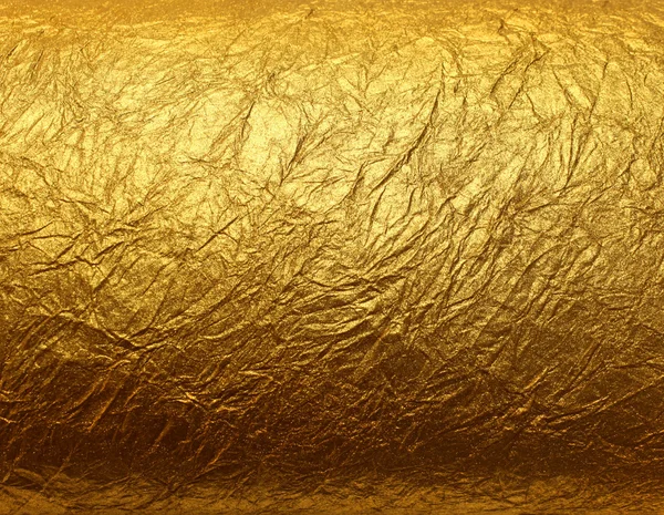 Hoja de lámina de oro textura — Foto de Stock