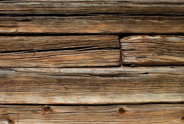 Old wooden log house wall — Stock Photo, Image