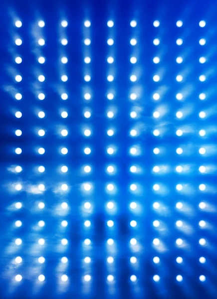 Rock stage lights fumaça azul — Fotografia de Stock