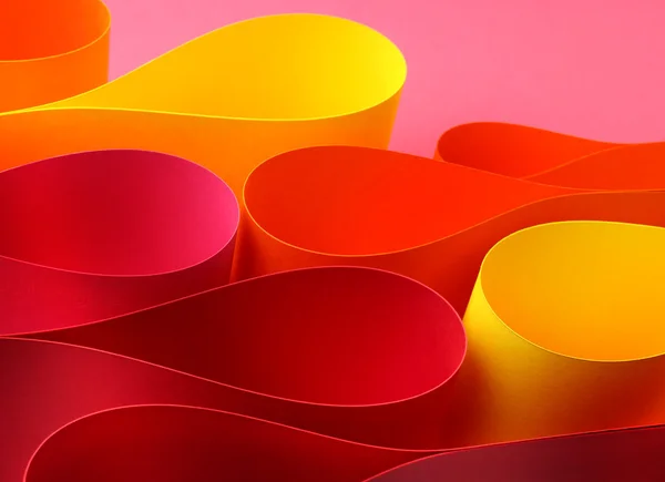 Форма теплих кольорів дуги хвилі — стокове фото