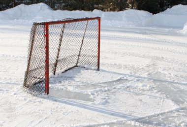 Ice hockey goal clipart